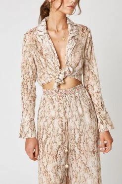 Fox Maiden Sales 25 Sets Winona Sahara Long Sleeve Top