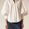 Shona Joy Grant Collared Shirt White