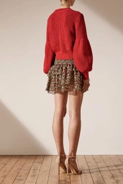 Shona Joy Warner Cable Knit Cropped Sweater 9 Shona Joy Warner Cable Knit Cropped Sweater