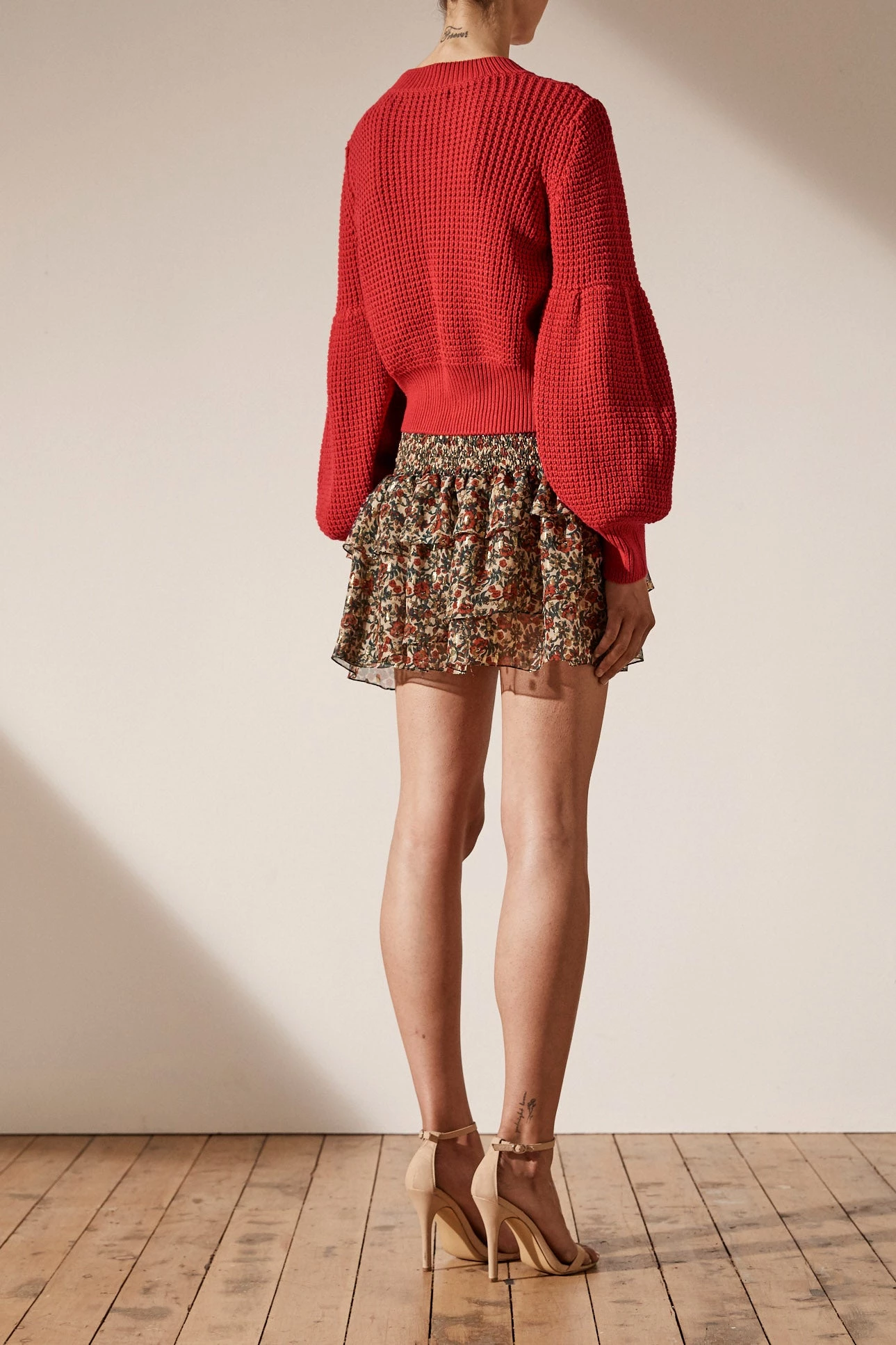 Shona Joy Warner Cable Knit Cropped Sweater 6 Shona Joy Warner Cable Knit Cropped Sweater