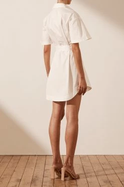 Shona Joy Amaia Shirt Dress With Tie 13 Shona Joy Amaia Shirt Dress With Tie