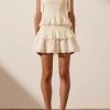 Shona Joy Pia Shirred Mini Dress