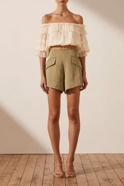 Shona Joy Bonita Flared Shorts