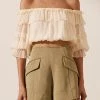 Shona Joy Victoria Off Shoulder Frill Top