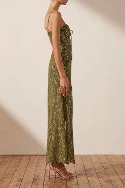 Shona Joy Laura Ruched Maxi Dress