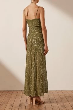 Shona Joy Laura Ruched Maxi Dress