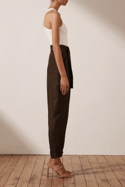 Shona Joy Marie Cargo Pant Chocolate