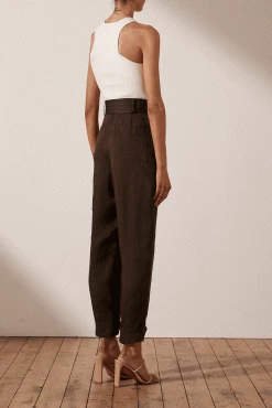 Shona Joy Marie Cargo Pant Chocolate