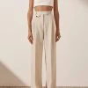 Shona Joy Ivy High Waist Tailored Pant Bone