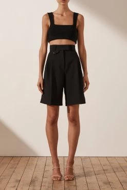 Shona Joy Ivy High Waisted Tailored Shorts