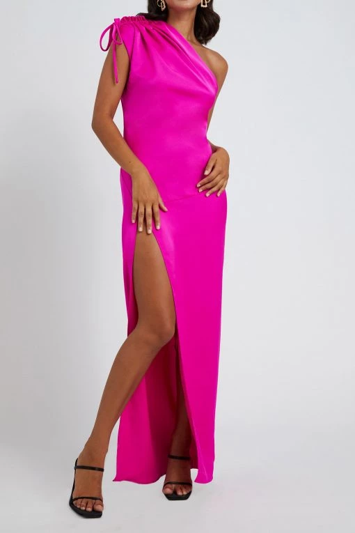 By Johnny Sliced Out Asymmetric Dress