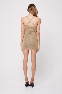 Rozalia X Atoir The Knit Bralette Gold Sets