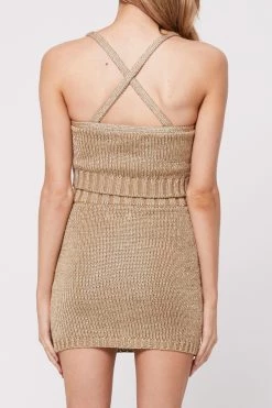 Sets Rozalia X Atoir The Knit Skirt Gold 11 Sets Rozalia X Atoir The Knit Skirt Gold