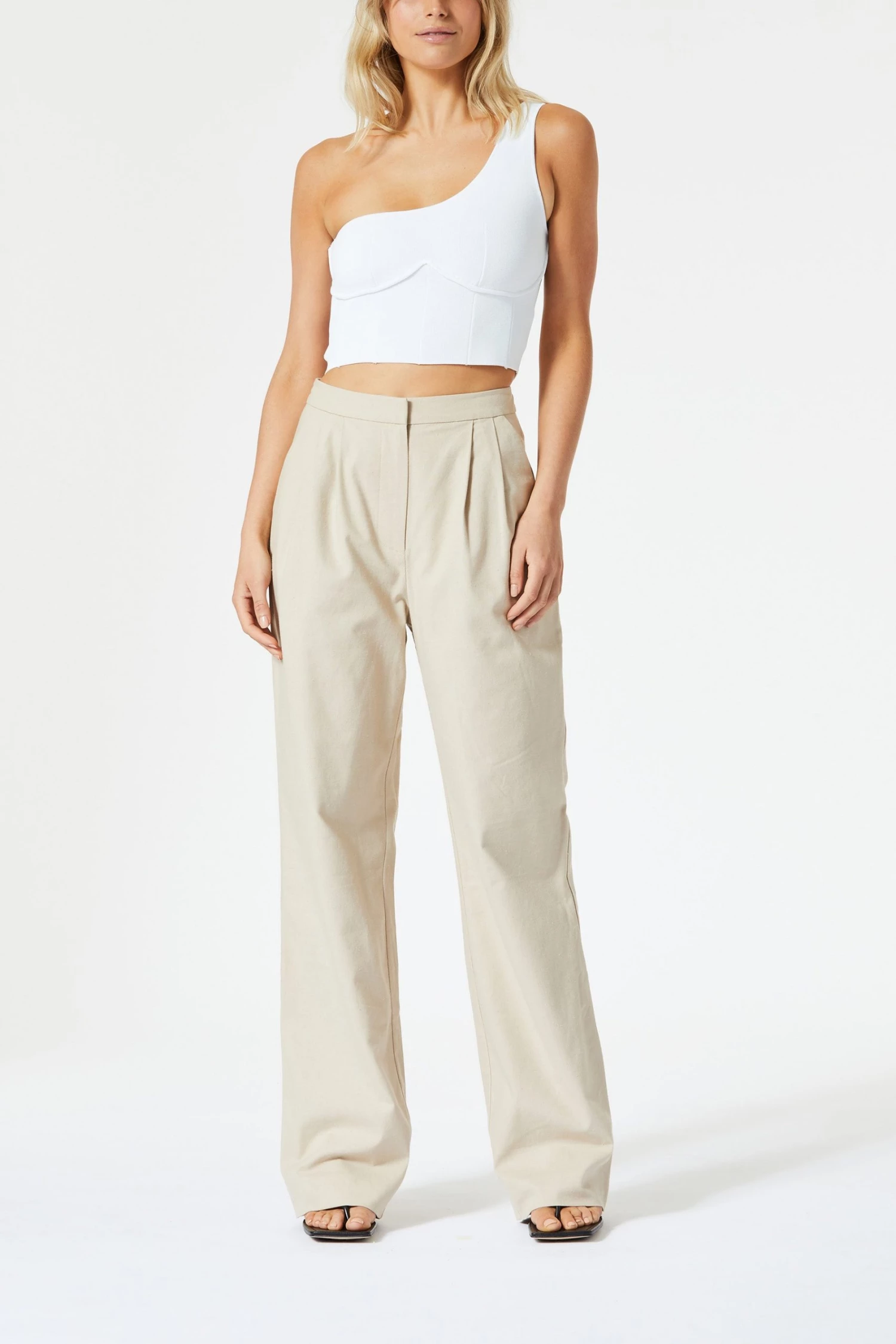 San Sloane Elements High Waist Pant Oatmeal 3 San Sloane Elements High Waist Pant Oatmeal