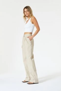 San Sloane Elements High Waist Pant Oatmeal 11 San Sloane Elements High Waist Pant Oatmeal
