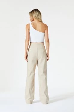 San Sloane Elements High Waist Pant Oatmeal 12 San Sloane Elements High Waist Pant Oatmeal