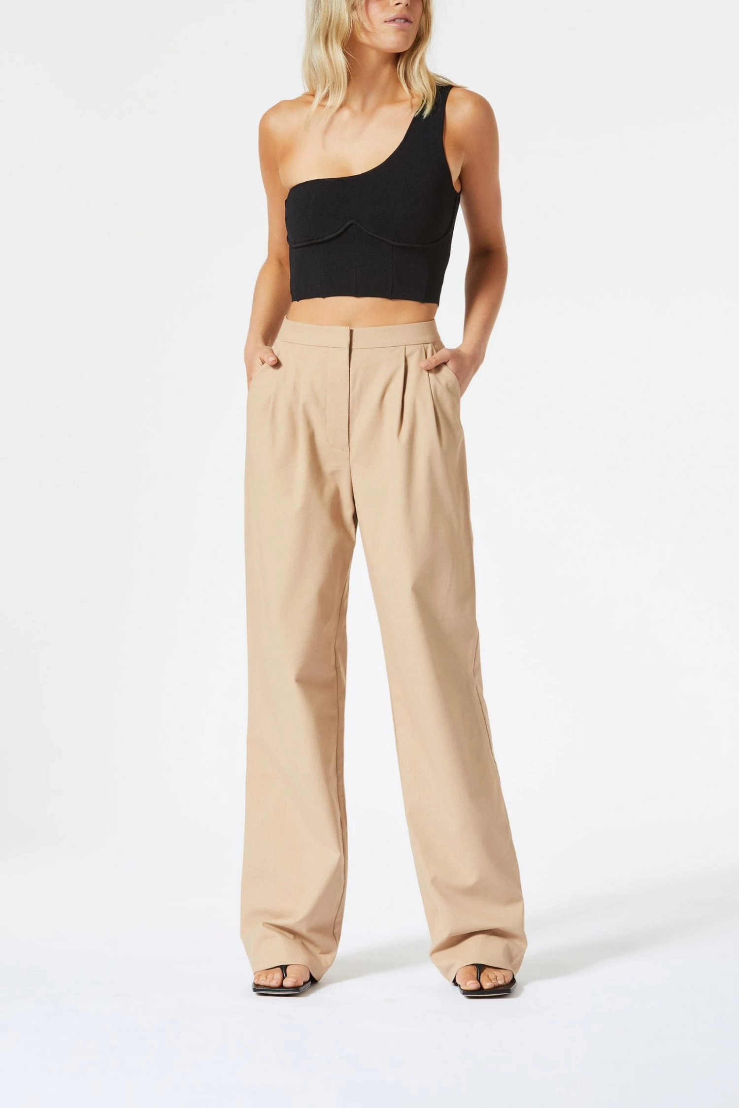 San Sloane Elements High Waist Pant Chai 3 San Sloane Elements High Waist Pant Chai