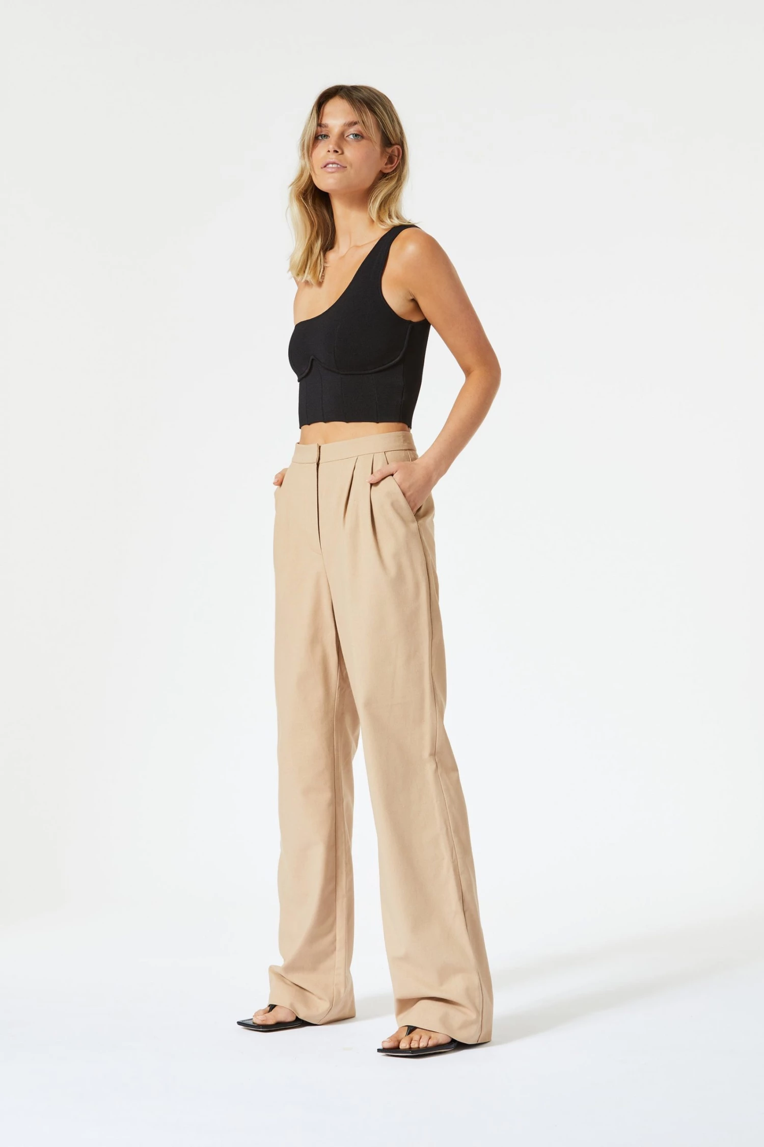 San Sloane Elements High Waist Pant Chai 6 San Sloane Elements High Waist Pant Chai