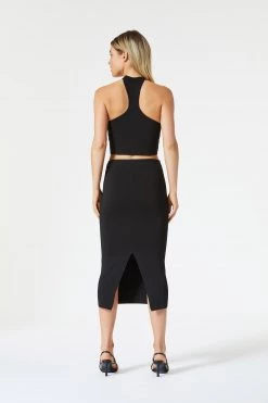 San Sloane Drew Racer Top Black 11 San Sloane Drew Racer Top Black