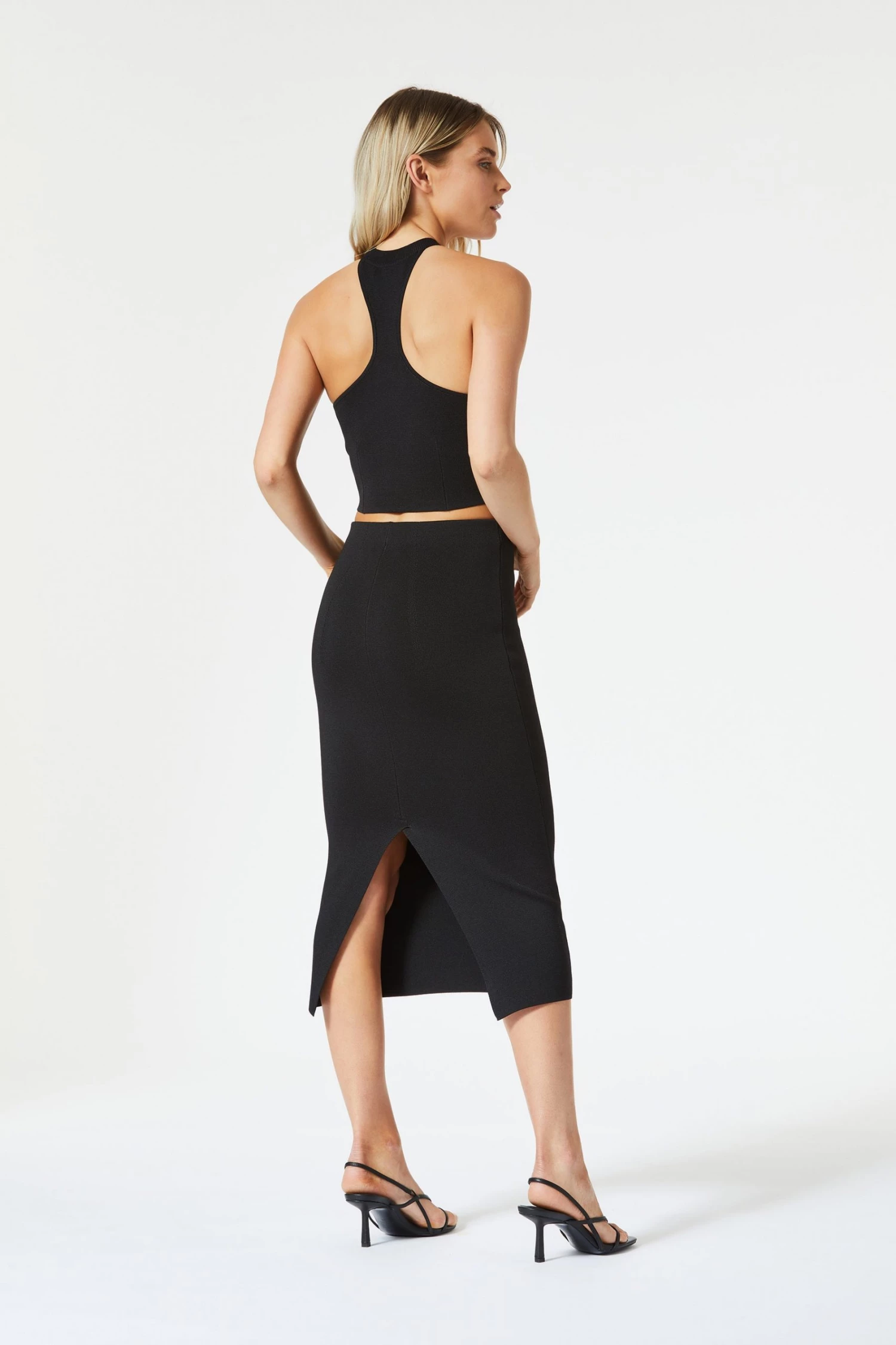 San Sloane Drew Racer Top Black 8 San Sloane Drew Racer Top Black