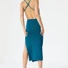 San Sloane Ester Midi Dress Teal
