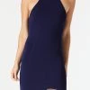 San Sloane Amara Mini Dress Navy Blue