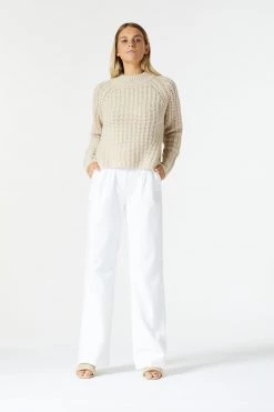 San Sloane Trinity Knit Light Tan 13 San Sloane Trinity Knit Light Tan