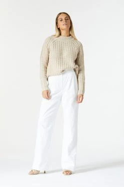 San Sloane Trinity Knit Light Tan