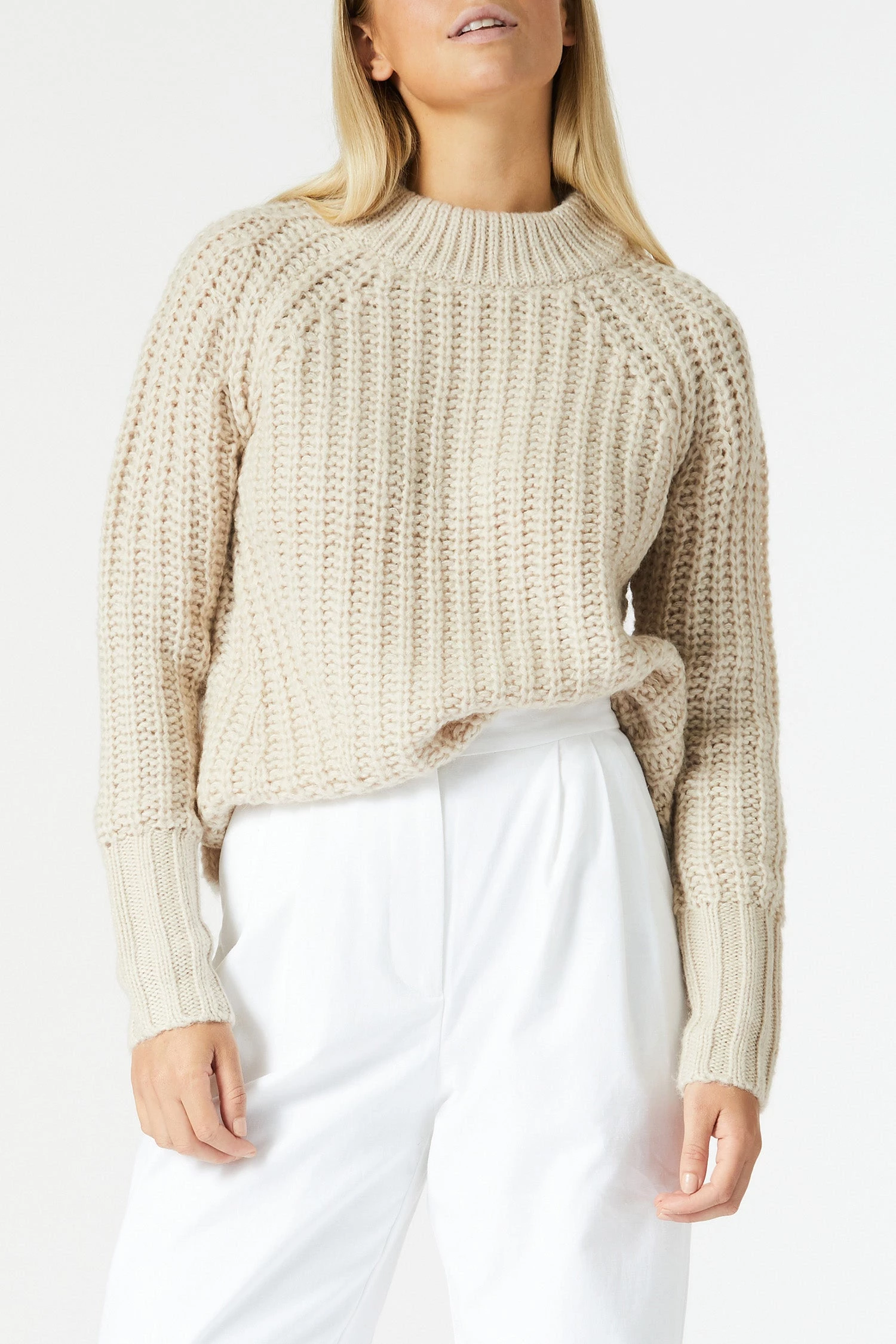 San Sloane Trinity Knit Light Tan 3 San Sloane Trinity Knit Light Tan