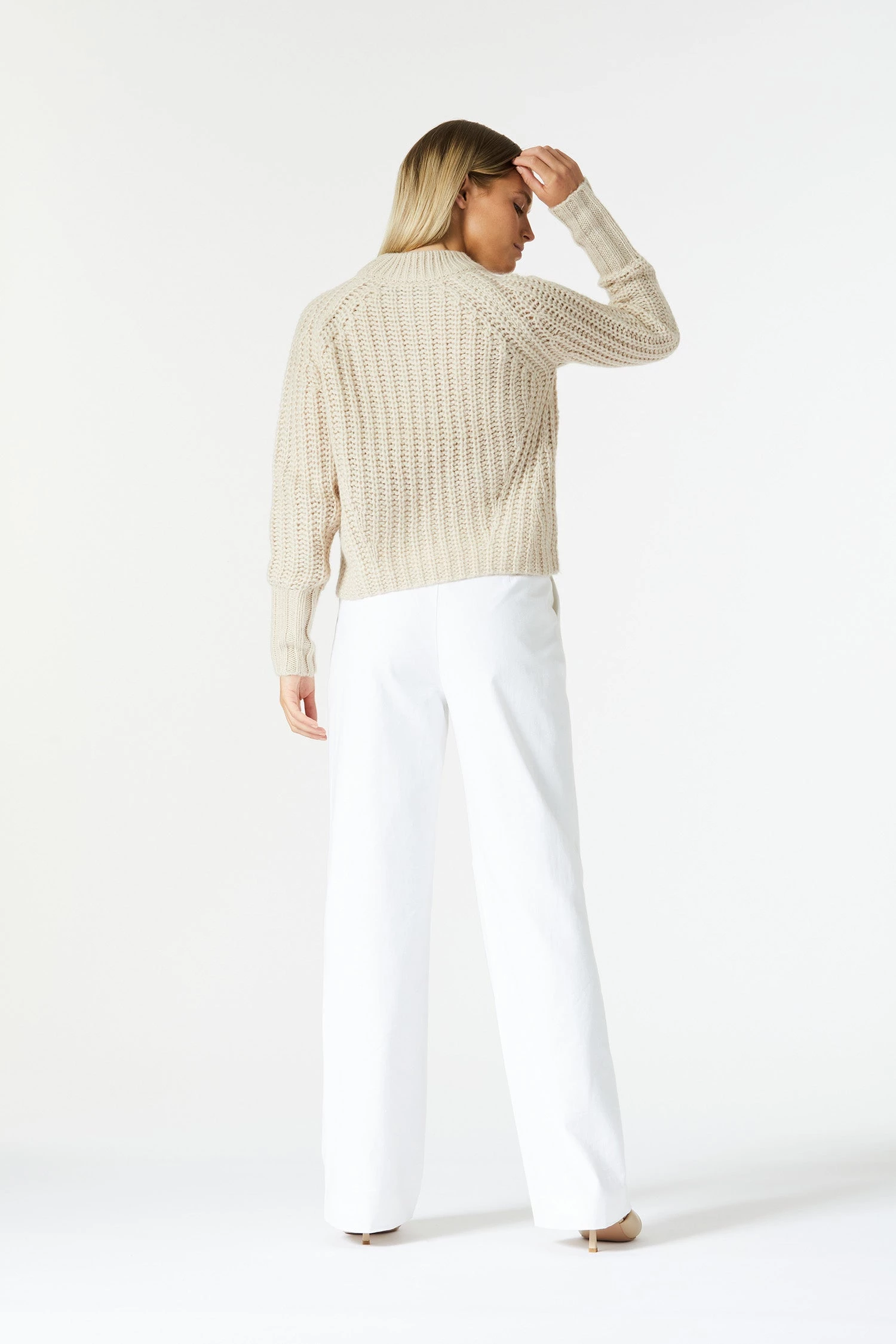 San Sloane Trinity Knit Light Tan 6 San Sloane Trinity Knit Light Tan