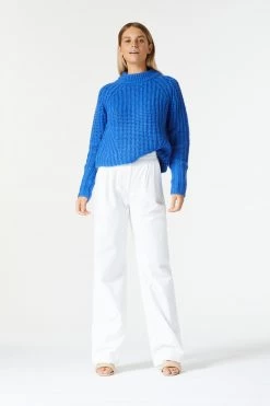 San Sloane Trinity Knit Royal Blue 19 San Sloane Trinity Knit Royal Blue