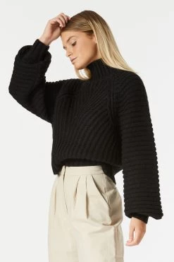 San Sloane Karsyn Knit Black