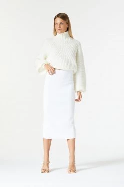 San Sloane Karsyn Knit White