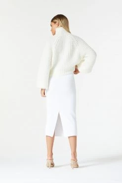 San Sloane Karsyn Knit White 16 San Sloane Karsyn Knit White