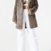 San Sloane Andromeda Faux Fur Jacket Ash