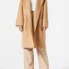 San Sloane Yvette Wool Coat Tan 1 San Sloane Yvette Wool Coat Tan