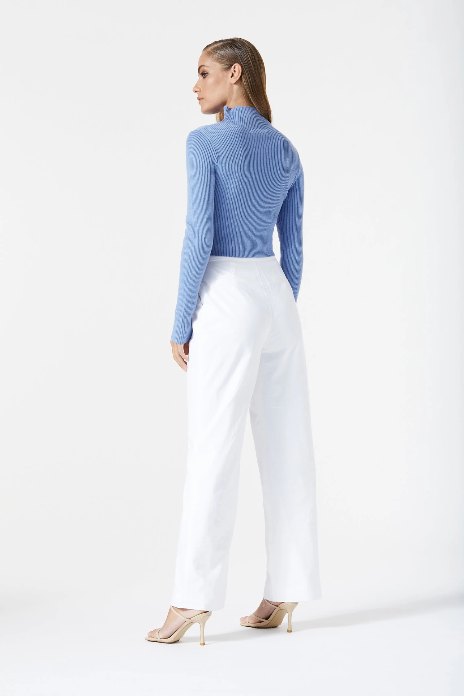 San Sloane Theron LS Rib Knit Top Dusk Blue 5 San Sloane Theron LS Rib Knit Top Dusk Blue