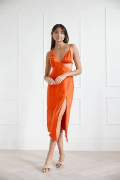San Sloane Orisis Dress Orange 7 San Sloane Orisis Dress Orange