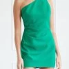 San Sloane Beau Tuck Mini Dress Green 1 San Sloane Beau Tuck Mini Dress Green