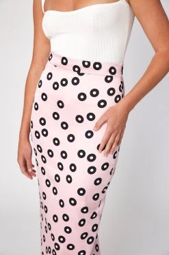 By Johnny Party Spot Midi Skirt