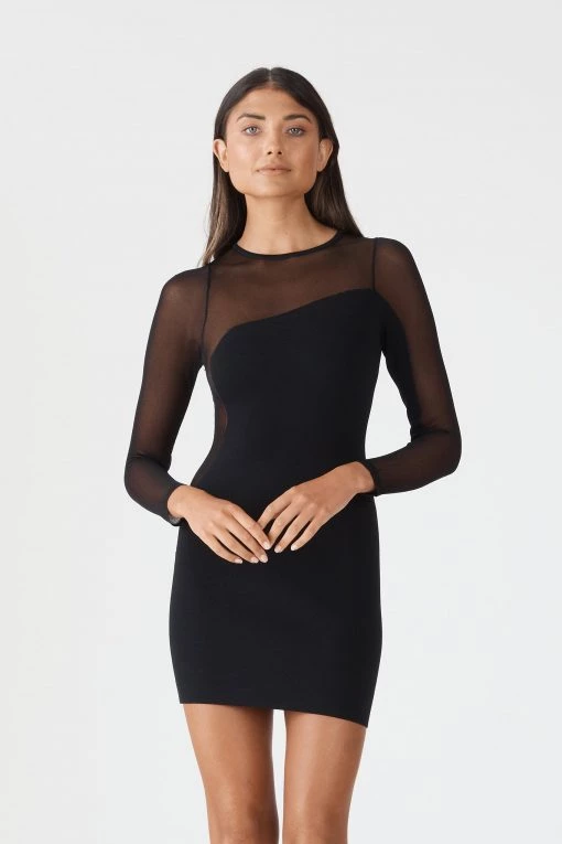 New Arrivals San Sloane Barnes Solid Sheer Mini Dress 3 New Arrivals San Sloane Barnes Solid Sheer Mini Dress