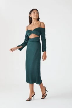 San Sloane Bowie Midi Dress