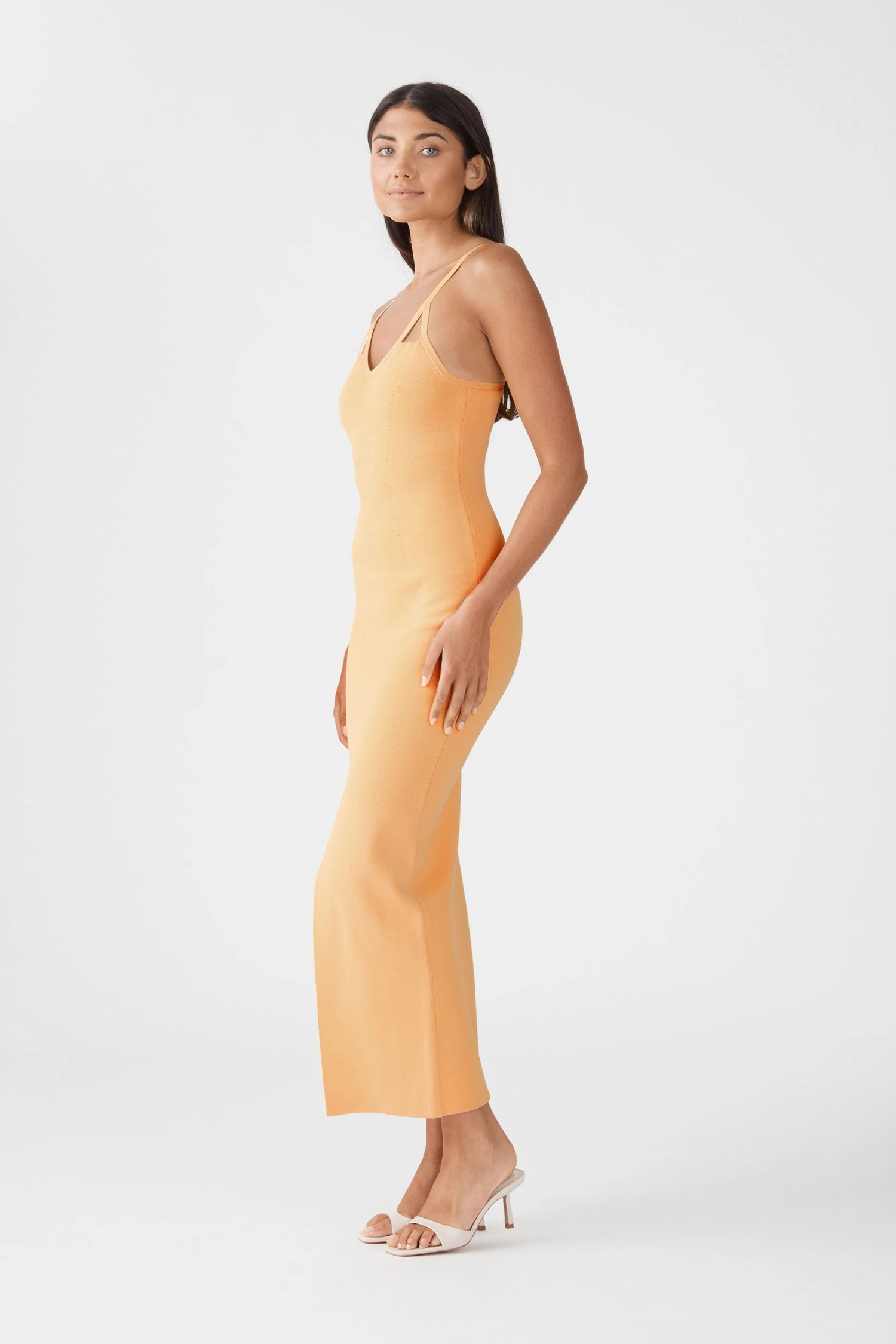 New Arrivals San Sloane Maya Midi Dess Melon 4 New Arrivals San Sloane Maya Midi Dess Melon