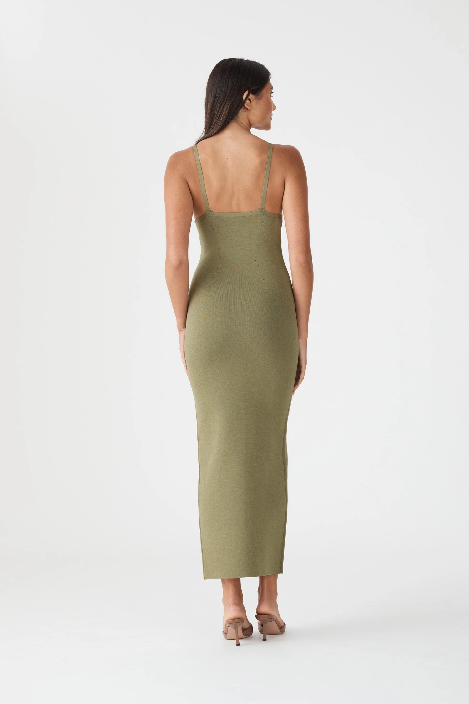 San Sloane Maya Midi Dress Olivine 5 San Sloane Maya Midi Dress Olivine