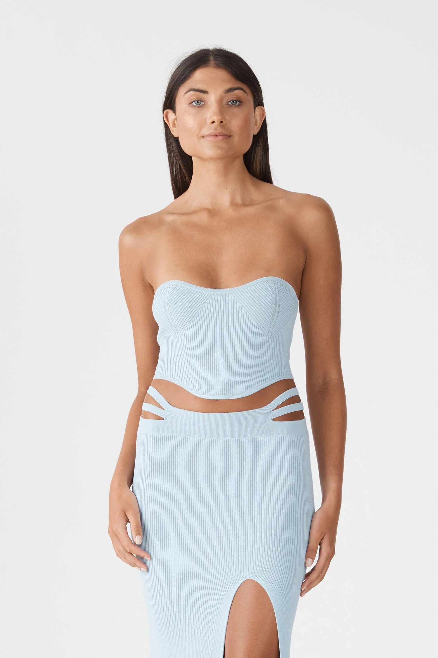 San Sloane Zafira Rib Strapless Top 3 San Sloane Zafira Rib Strapless Top