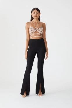 San Sloane Riella Metallic Knit Top New Arrivals