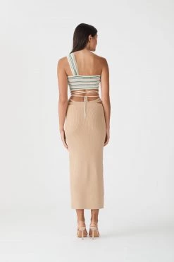 San Sloane Imelda Metallic Knit Top