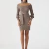 New Arrivals San Sloane Cashel Knit Sweater Dress