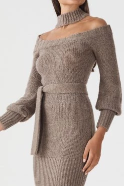 New Arrivals San Sloane Cashel Knit Sweater Dress