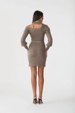 New Arrivals San Sloane Cashel Knit Sweater Dress